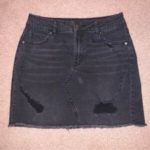 Wild Fable Women’s Black Denim Mini Skirt, Size 6